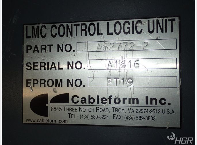 Cableform Inc Lmc Control Logic Unit