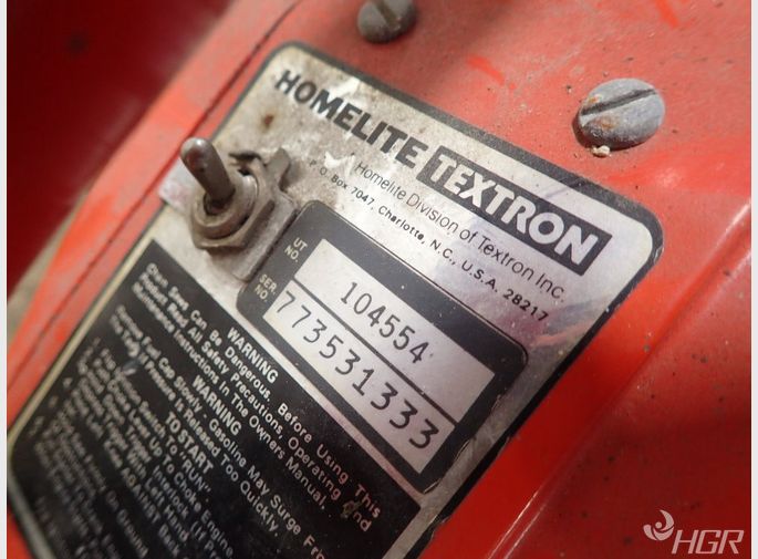 Homelite  Textron Gas Chainshaw