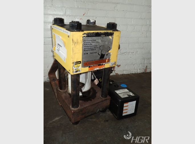 Used Weatherhead Hydraulic Hose Crimper HGR Industrial Surplus