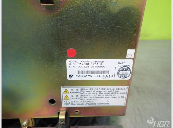 Yaskawa Yaskawa Cacrup60aab Robot Servo Amplifier 