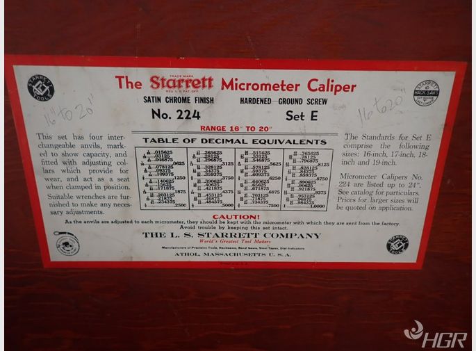 Starrett Micrometer