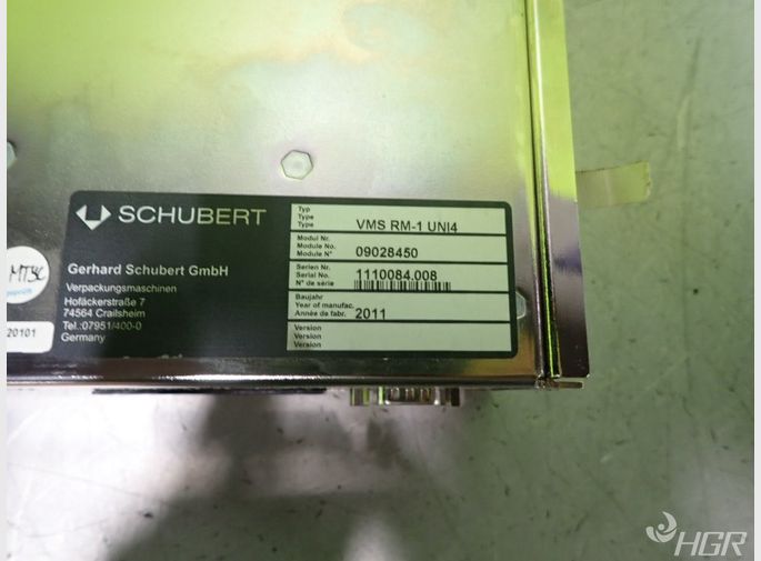 Schubert Schubert Vms Rm1 Uni4 Servo Drive Control Module