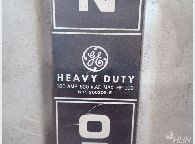 General Electric Nonfusible Disconnect