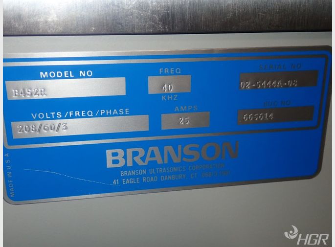 Branson Ultrasonic Degreaser