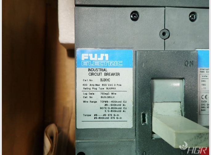 Fuji Fuji Bu3khc Circuit Breaker 400 Amp
