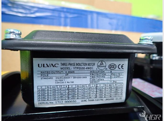 Ulvac Ulvac Ytp05504w01 Induction Motor