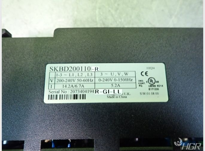 Emerson Emerson Skbd200110r Variable Speed Motor Drive