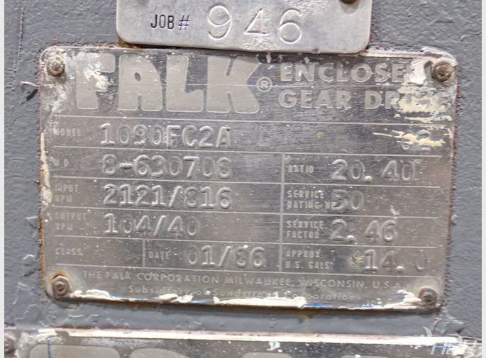 Falk Falk 1090fc2a Enclosed Gear Drive