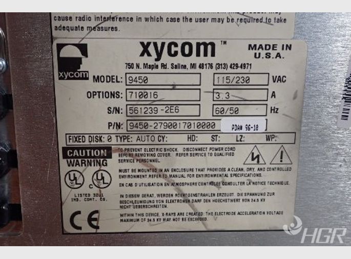 Xycom Control Interface