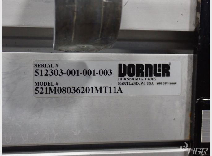 Dorner Dorner 21m08036201mt11a Curved Belt Conveyor