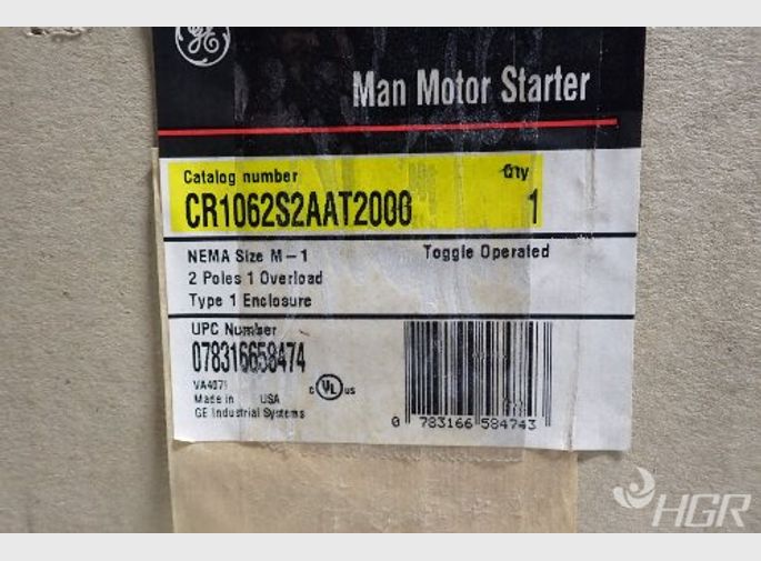 General Electric Motor Starter