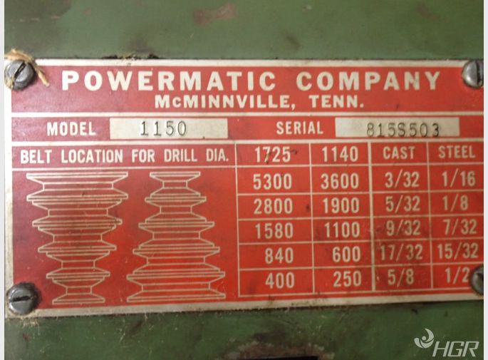 Powermatic Drill Press