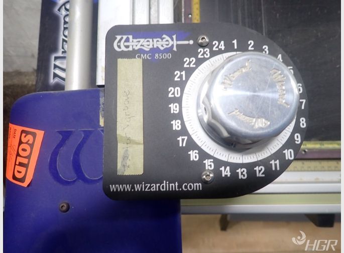 Used Wizard Wizard Cmc 8500e Automatic Material Cutter HGR Industrial...