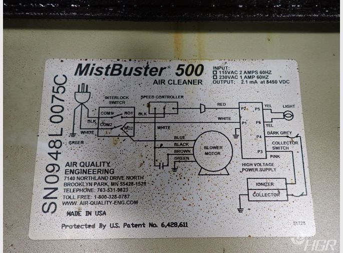 Mistbuster Mist Collector