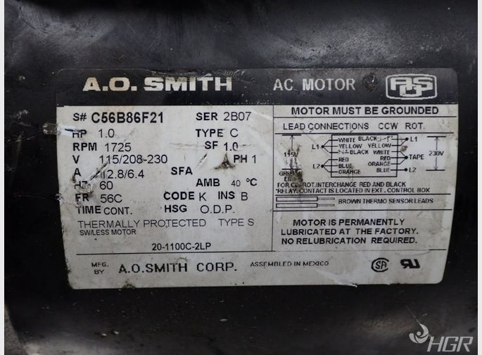 Ao Smith Corp Ac Motor