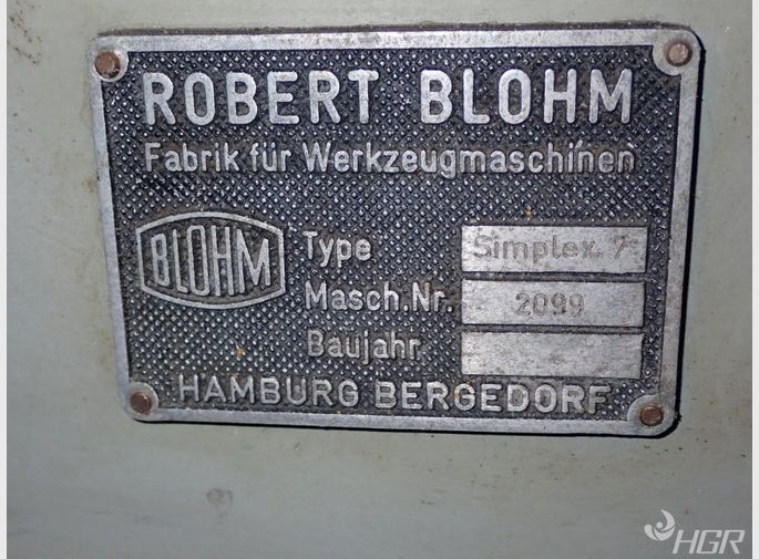 Blohm Blohm Simplex 7 Surface Grinder