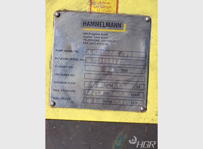 Hammelmann Hammelmann A1010322513 High Pressure Pump