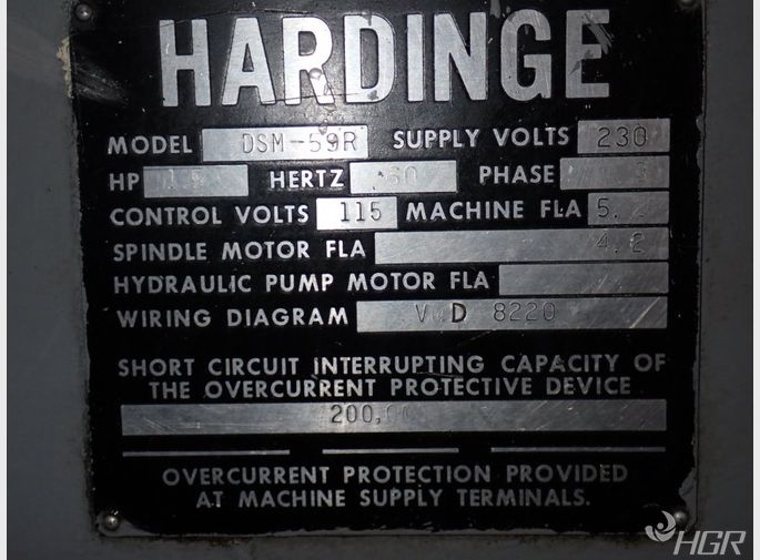 Hardinge Turret Lathe
