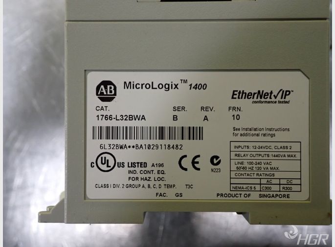 Allenbradley Allenbradley Logix Controller With 2 Modules