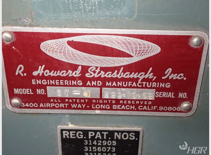 R Howard Strasbaugh Inc Polisher