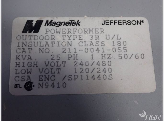 Magnetek Transformer