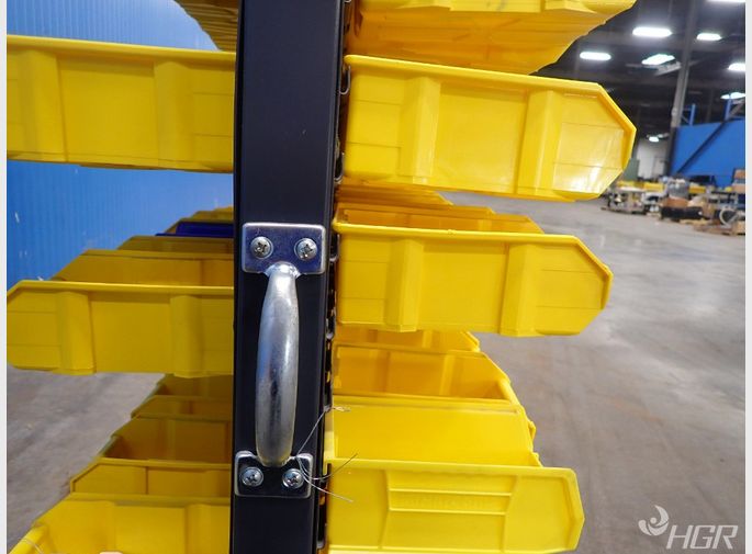  Parts Bin Rack Cart
