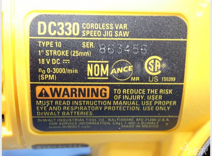 Dewalt Cordless Jig Saw