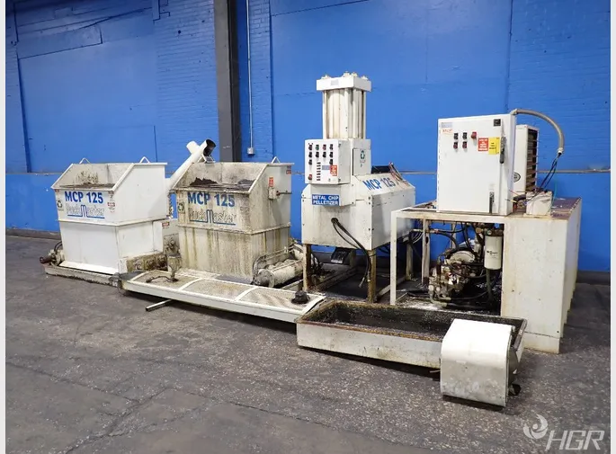 Puck Master Metal Chip Briquette Press