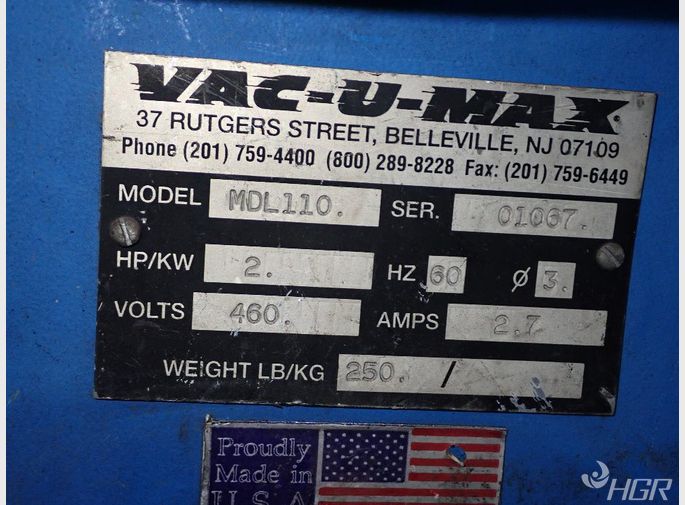 Vacumax Vacuum