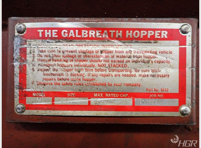 Galbreath Hopper Self Dumping Hopper