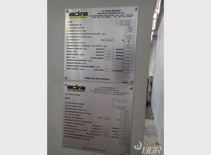 Adira Press Brake