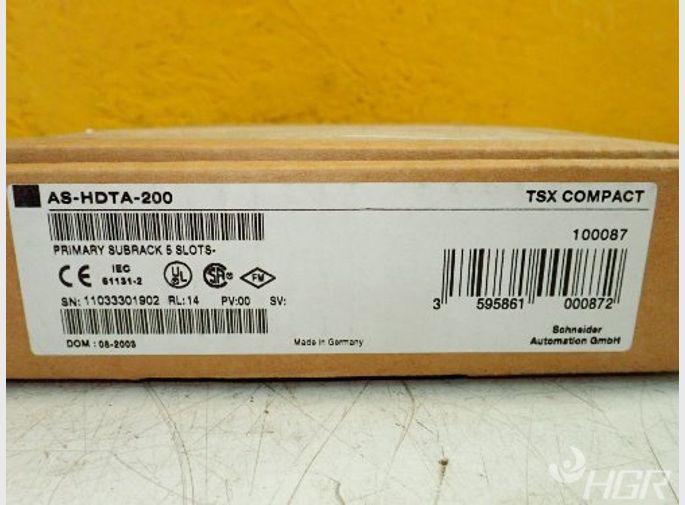 Schneider Automation Schneider Automation Ashdta200 Primary Subrack 5 Slots