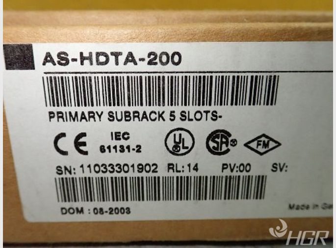 Schneider Automation Schneider Automation Ashdta200 Primary Subrack 5 Slots