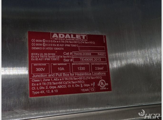 Adalet Ss Electrical Enclosure