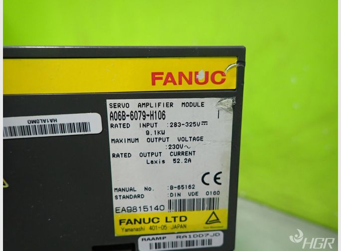 Fanuc Fanuc A06b6079h106 Servo Amplifier Module 