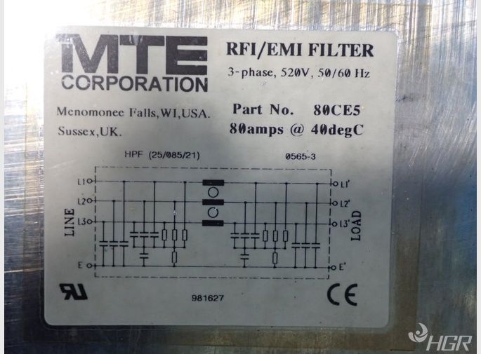 Mte Corporation Rfi  Emi Filter