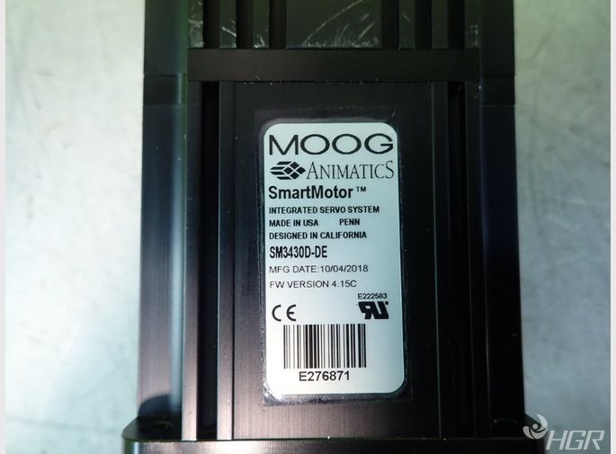 Moog Animatics Moog Animatics Sm3430dde Servo Motor
