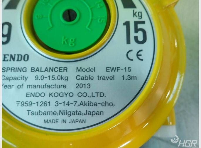 Used Endo Kogyo Endo Kogyo Ewf15 Spring Balancer HGR Industrial...