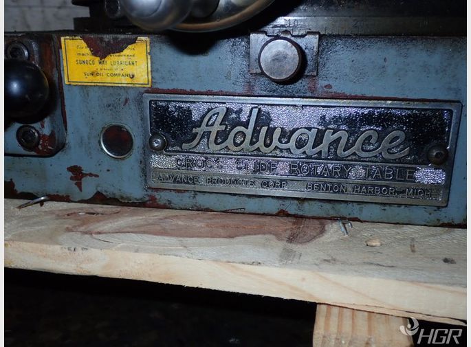 Advance Cross Slide Rotary Table