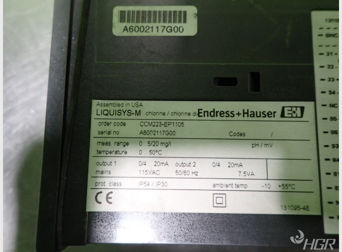 Endress  Hauser Endress  Hauser Ccm223ep1105 Digital Transmitter 