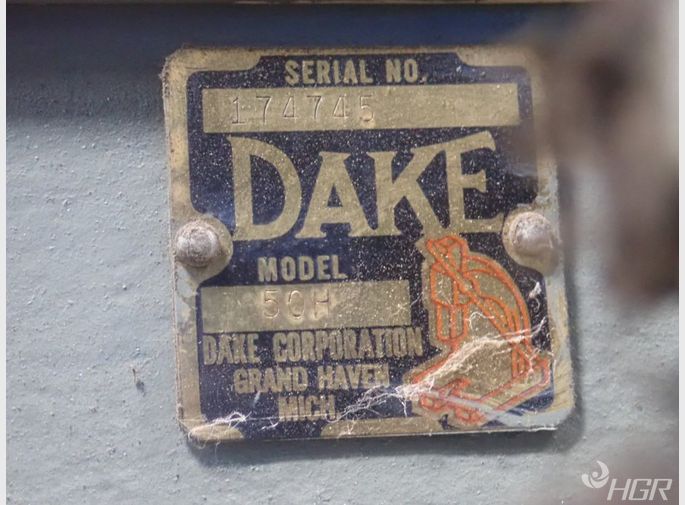 Dake Dake 50h Hframe Press