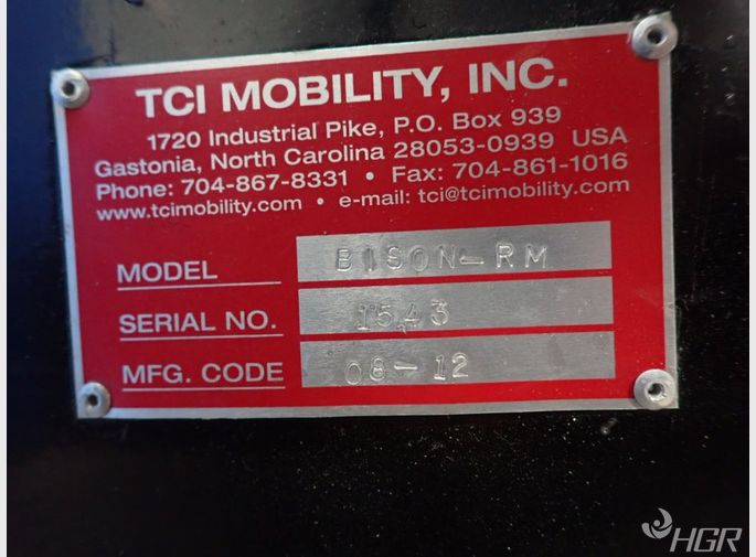 Tci Mobility Inc Tci Mobility Inc Bisonrm Electric Vehicle
