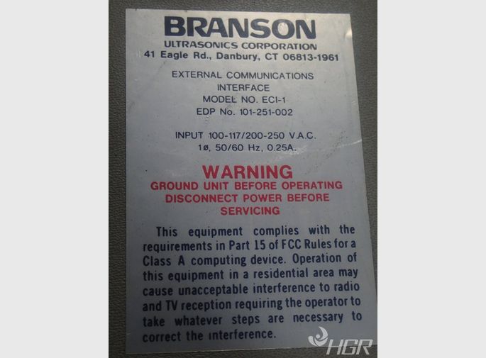 Branson Branson 901ae Ultrasonic Welder