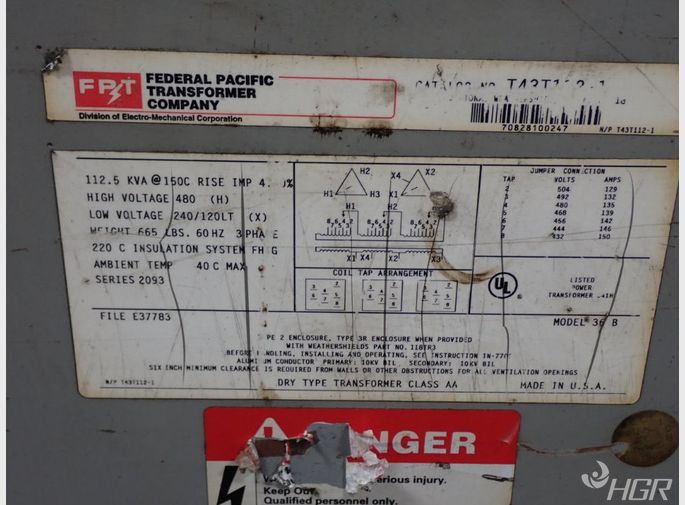 Federal Pacific Transformer Transformer