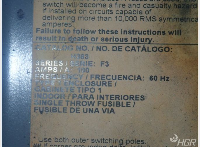Square D Fusible Disconnect