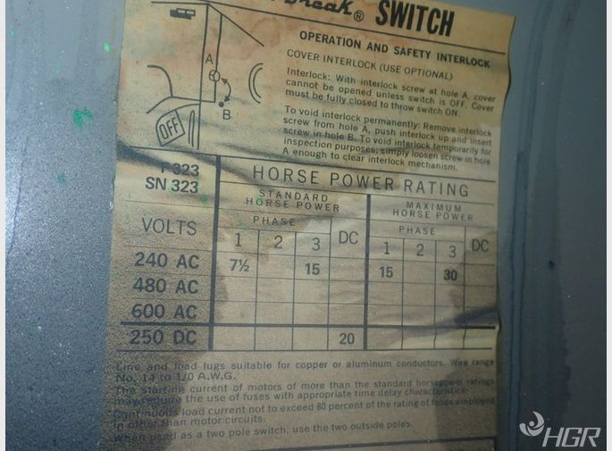 Ite Non Fusible Disconnect