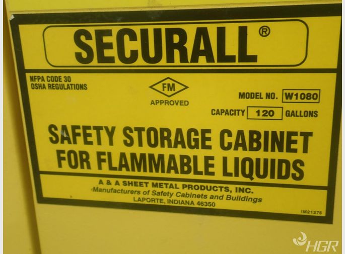 Secureall Flammable File Cabinet