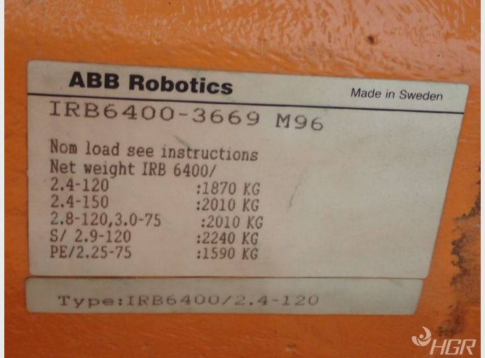 Abb Abb Irb6400m96 Robot