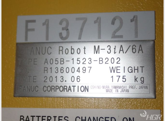 Fanuc Fanuc M3ia  6a Robot