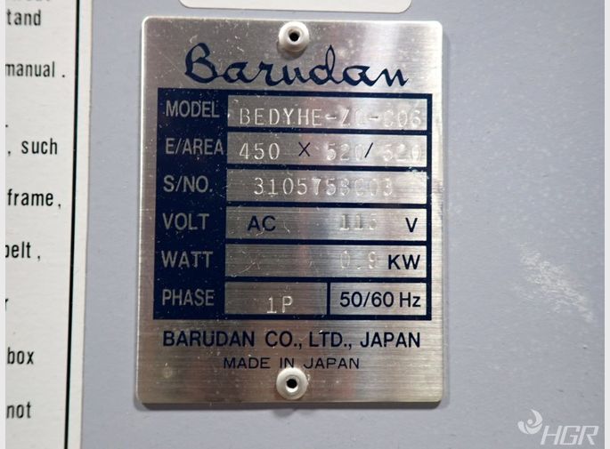 Barudan Sewing Machine